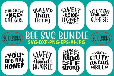 Bee SVG Bundle SVG Syaman 