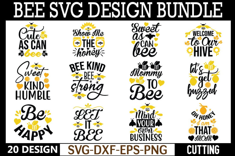 Bee svg design bundle SVG designer krishna 