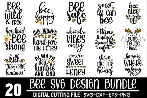 Bee SVG Design Bundle SVG md faruk hossain 