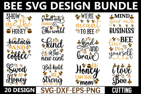 Bee Svg Design Bundle SVG md faruk hossain 
