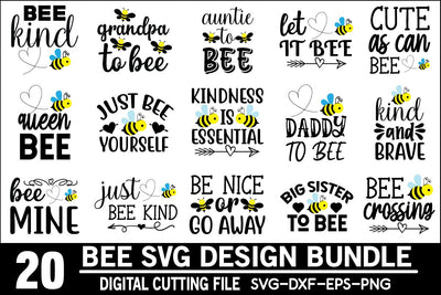 Bee Svg Design Bundle SVG md faruk hossain 