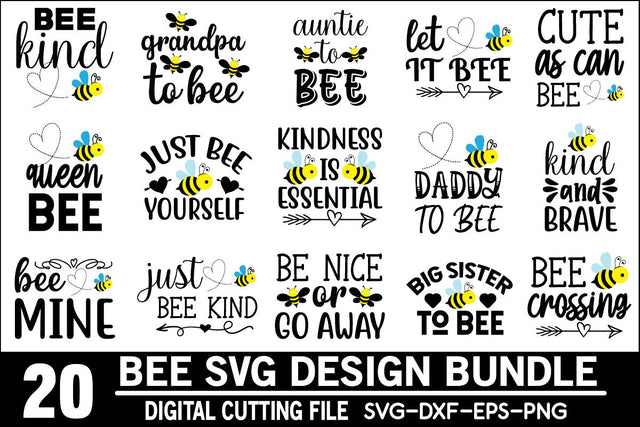 Bee Svg Design Bundle SVG md faruk hossain 