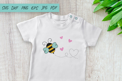 Bee SVG, DXF File, Honey Bee SVG Cut File, Bumble Honey SVG SVG Irina Ostapenko 