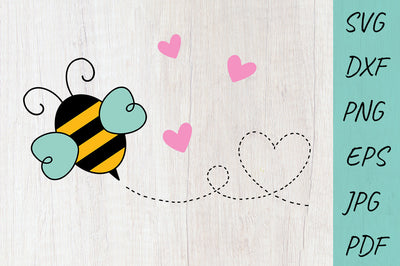 Bee SVG, DXF File, Honey Bee SVG Cut File, Bumble Honey SVG SVG Irina Ostapenko 