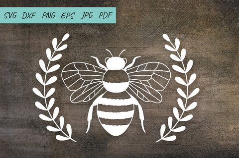 Bee svg file, Honey Bee svg, Bee cut file, Bumble Bee svg SVG Irina Ostapenko 