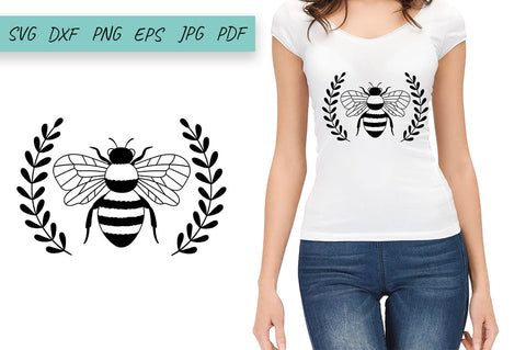 Bee svg file, Honey Bee svg, Bee cut file, Bumble Bee svg SVG Irina Ostapenko 