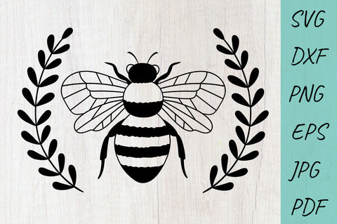 Bee svg file, Honey Bee svg, Bee cut file, Bumble Bee svg SVG Irina Ostapenko 