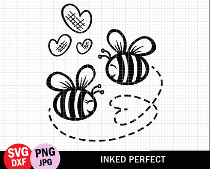 Bee SVG Inked Perfect 