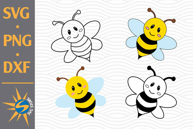 Bee SVG, PNG, DXF Digital Files Include SVG SVGStoreShop 