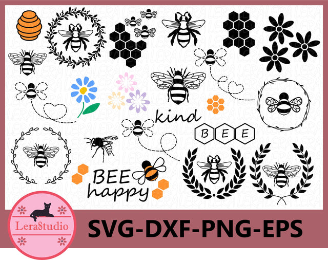 Bee Svg SVG Lerastudio 