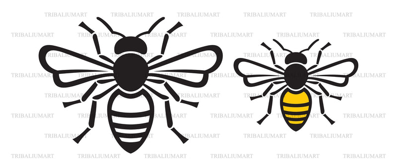 Bee SVG TribaliumArtSF 
