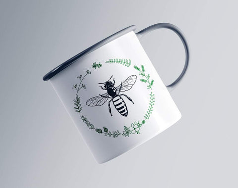 Bee svg, wreath svg, floral wreath svg, floral svg, flower svg, honey bee svg, summer svg, farm svg, farm clipart SVG CutLeafSvg 