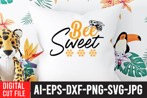 Bee Sweet SVG Design , Bee SVG Bundle SVG BlackCatsMedia 
