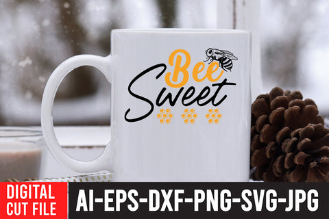 Bee Sweet SVG Design , Bee SVG Bundle SVG BlackCatsMedia 