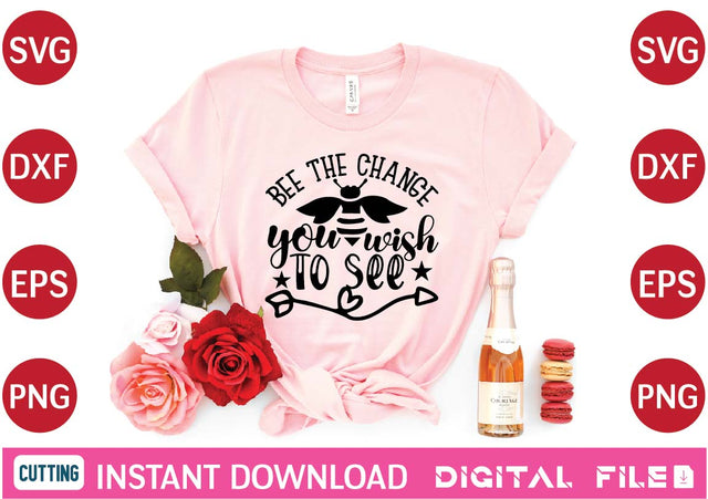 bee the change you wish to see svg SVG designer krishna 