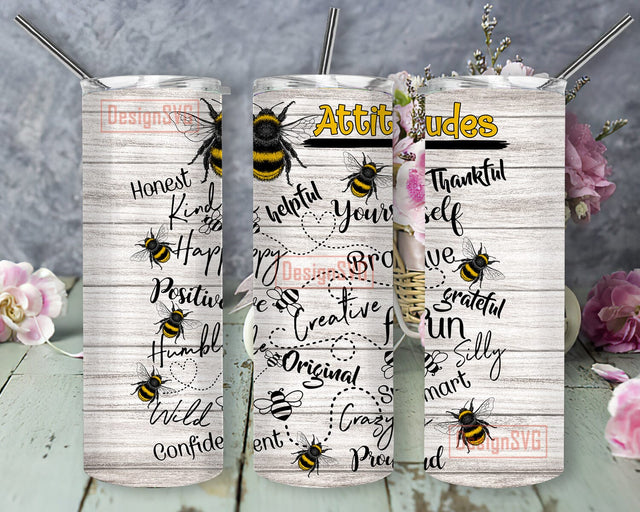 Bee Tumbler 20oz Skinny Tumbler, Bee With Honey Tumbler Png, Western Queen Bee Png, Bee Tumbler, Sublimation Png, Sublimation Png Sublimation DesignSVG 