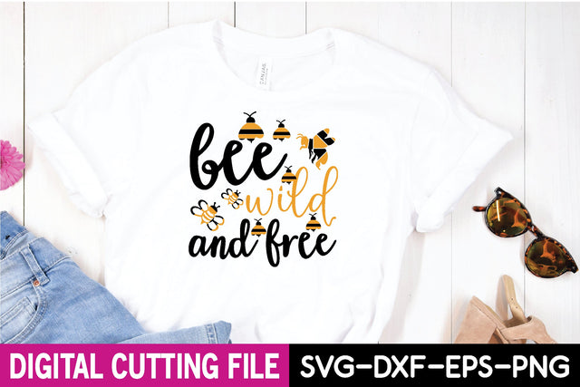 bee wild and free SVG md faruk hossain 