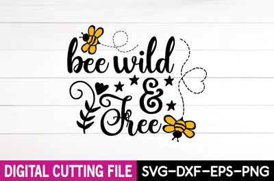 bee wild & free SVG md faruk hossain 