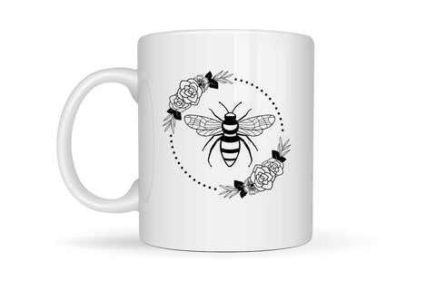 Bee With Flower SVG Bundle SVG Regulrcrative 