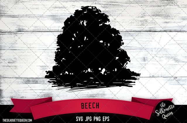 Beech SVG -Vector Art Commercial & Personal Use- Cricut,Silhouette,Cameo,Vinyl Cut SVG Loveleen Kaur 
