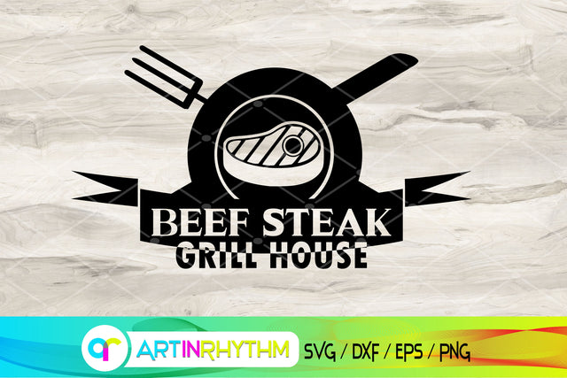 beef steak svg, grill house svg SVG Artinrhythm shop 