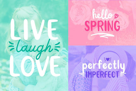 BeeHappy Font Duo Font TypeFairy 