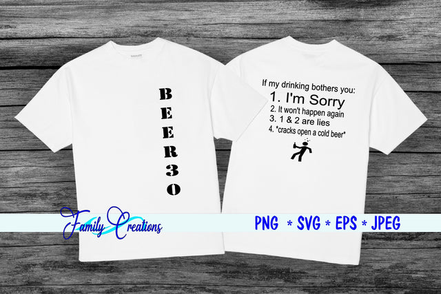 Beer 30 SVG Family Creations 