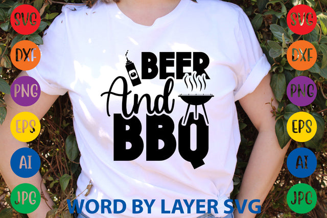 Beer And Bbq, BBQ SVG Design SVG Rafiqul20606 