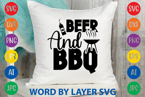 Beer And Bbq, BBQ SVG Design SVG Rafiqul20606 