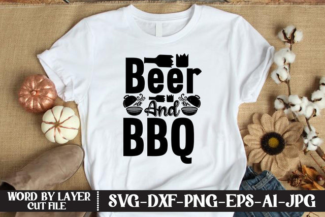 Beer And BBQ SVG CUT FILE SVG MStudio 