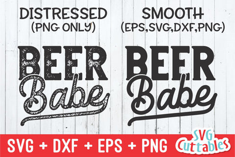 Beer Babe svg - Drinking Cut File - Funny svg - svg - dxf - eps - png - Silhouette - Cricut - Digital File SVG Svg Cuttables 