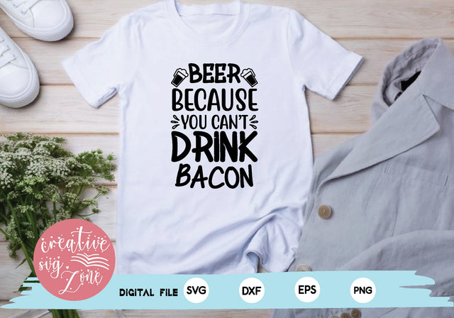 beer because you can’t drink bacon SVG md faruk hossain 