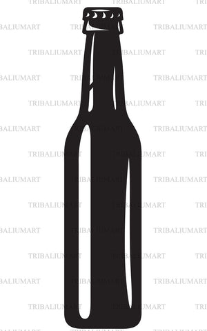 Beer bottle SVG TribaliumArtSF 