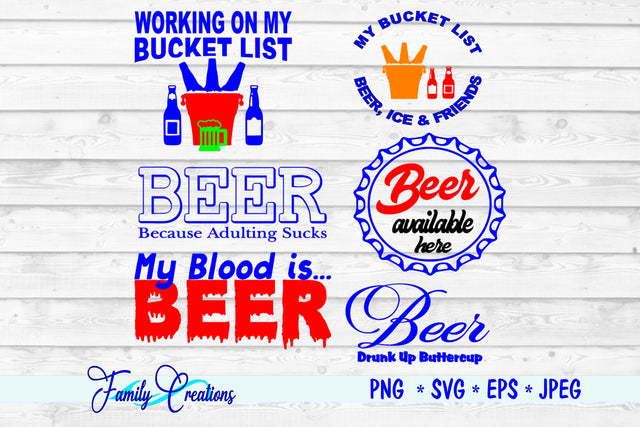 Beer Bundle SVG Family Creations 