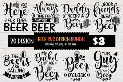 Beer Design SVG Bundle SVG shah alam 