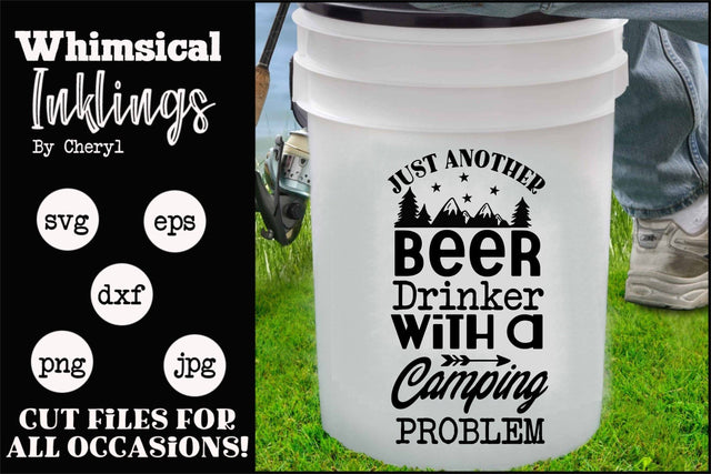 Beer Drinker-Camping SVG SVG Whimsical Inklings 