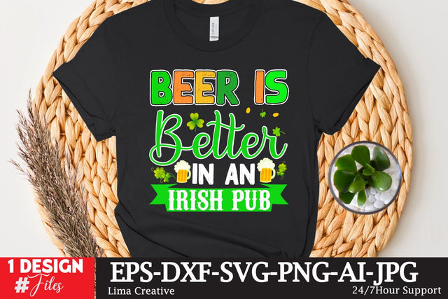 Beer Is Better In An irish Pub SVG Cute File SVG Insomnia Std 
