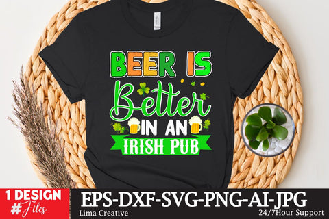 Beer Is Better In An irish Pub SVG Cute File SVG Insomnia Std 