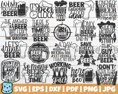 Beer Lover SVG Bundle SVG MintyMarshmallows 
