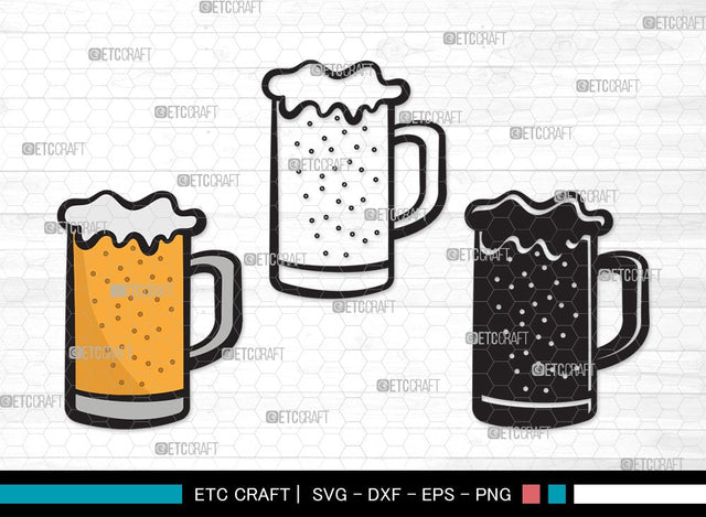 Beer Mug SVG | Beer Svg | Beer Clink Svg | Beer Glass Svg | Beer Mug Clipart SVG ETC Craft 