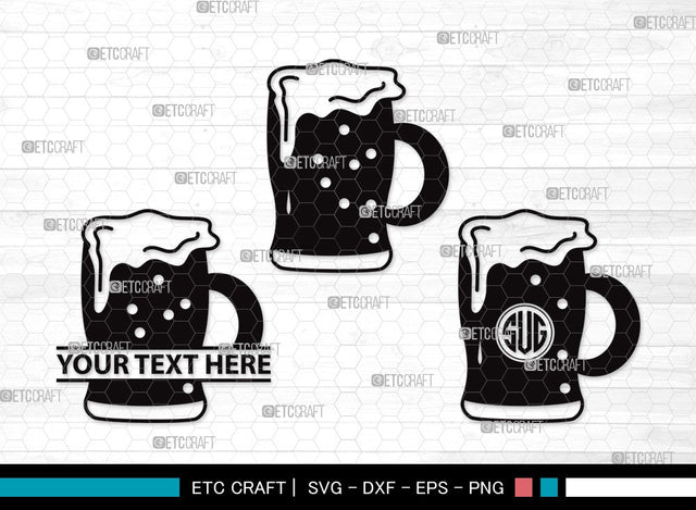Beer Mug SVG | Beer Svg | Beer Clink Svg | Beer Glass Svg | Beer Mug Clipart SVG ETC Craft 