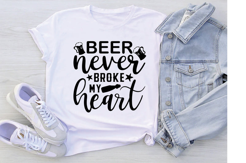 Beer Never Broke My Heart SVG SVG SVG Creativeart88 