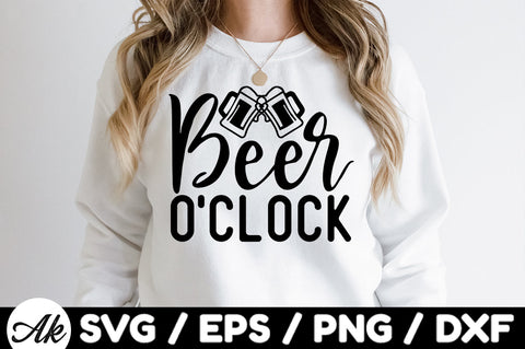 Beer o'clock svg SVG akazaddesign 