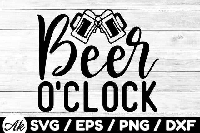 Beer o'clock svg SVG akazaddesign 