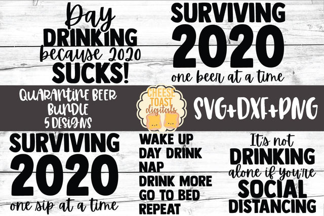 Beer Quarantine Bundle | Social Distancing SVG SVG Cheese Toast Digitals 