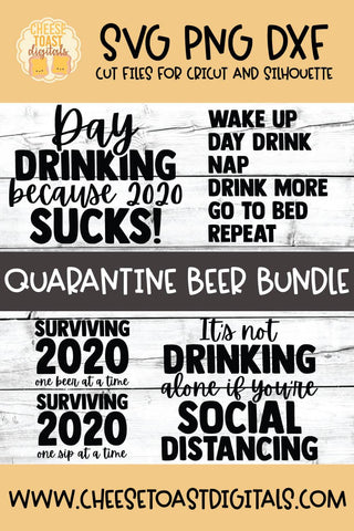 Beer Quarantine Bundle | Social Distancing SVG SVG Cheese Toast Digitals 