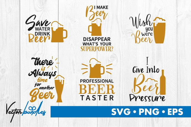 Beer quote bundle svg SVG vectorbundles 