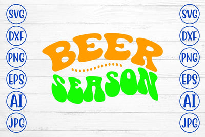 Beer Season Retro SVG SVG Syaman 