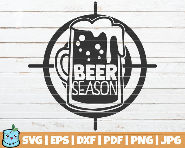 Beer Season SVG MintyMarshmallows 