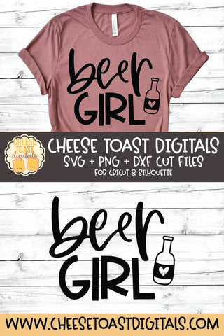 Beer SVG | Beer Girl SVG Cheese Toast Digitals 